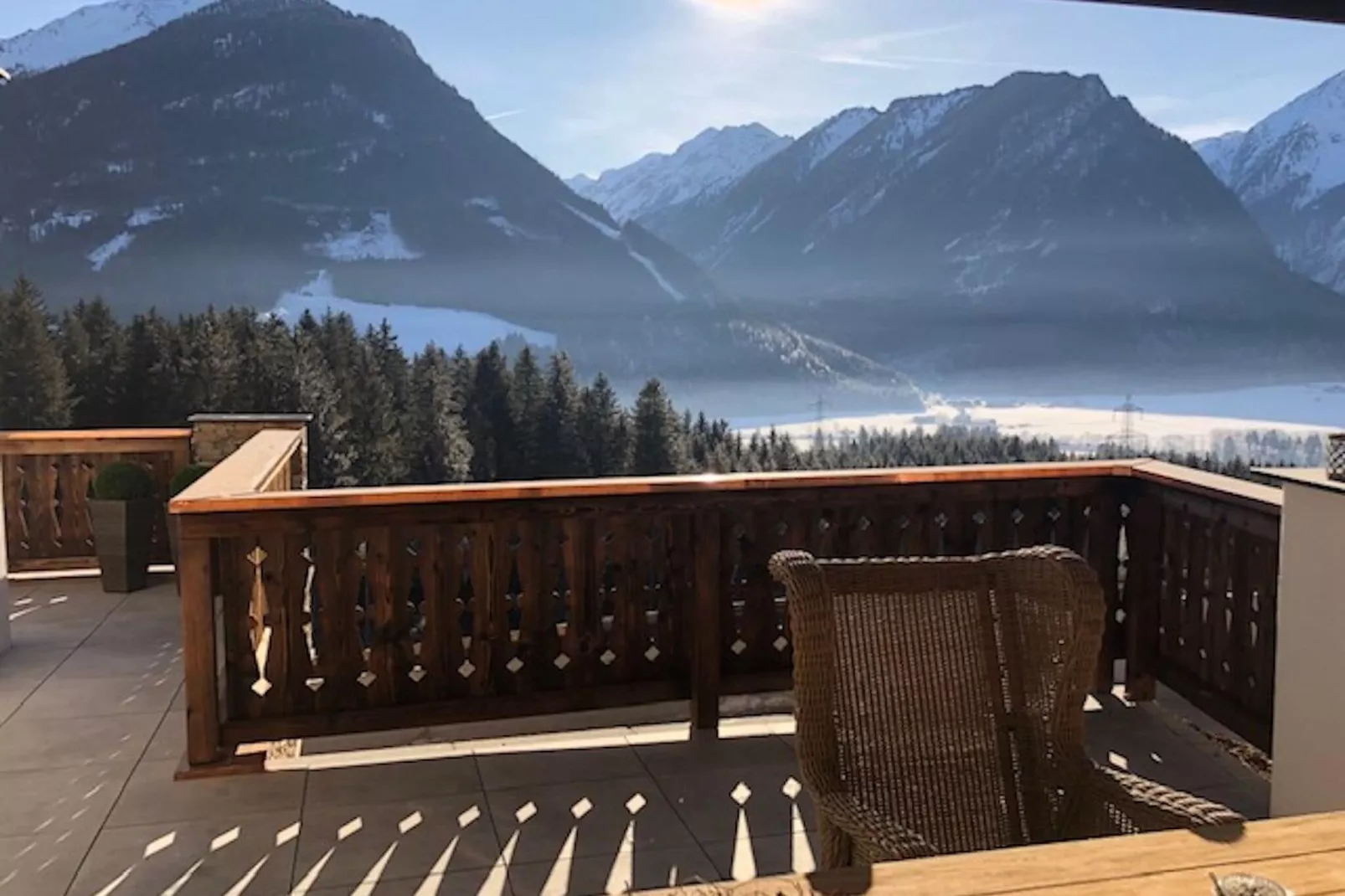 Nationalpark Chalet Keeseck-Terrasbalkon