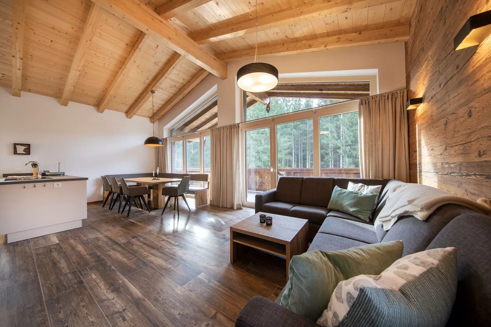 Nationalpark Chalet Achkogel-Woonkamer
