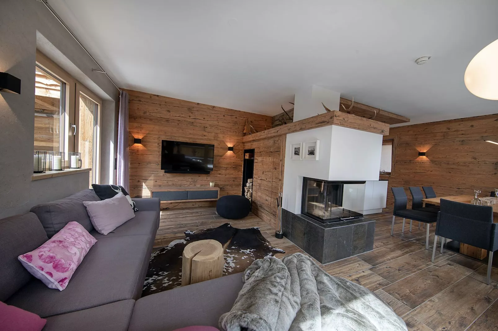 Nationalpark Chalet Käferfeldeck-Woonkamer