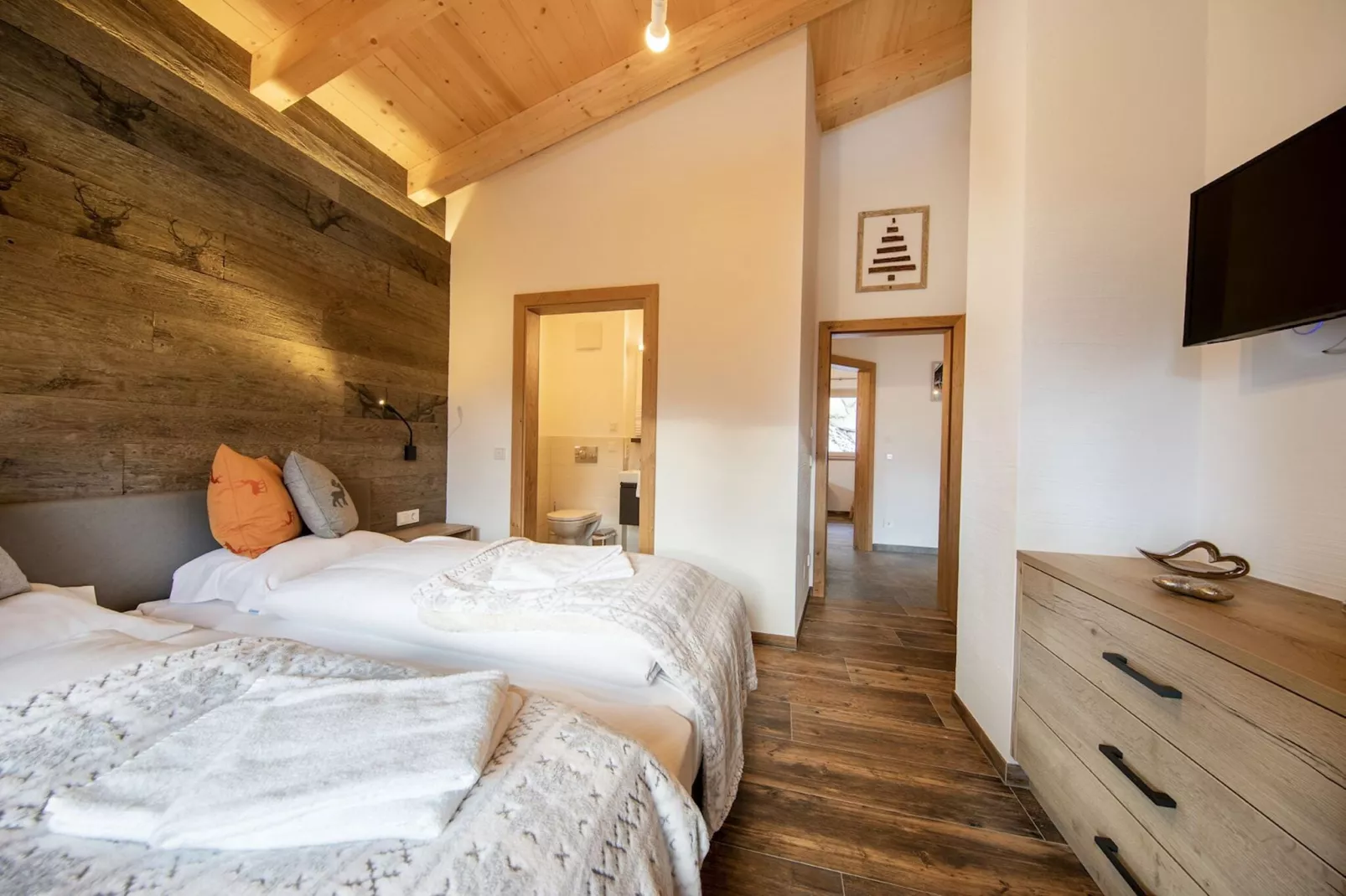 Nationalpark Chalet Jagdhausspitze-Slaapkamer