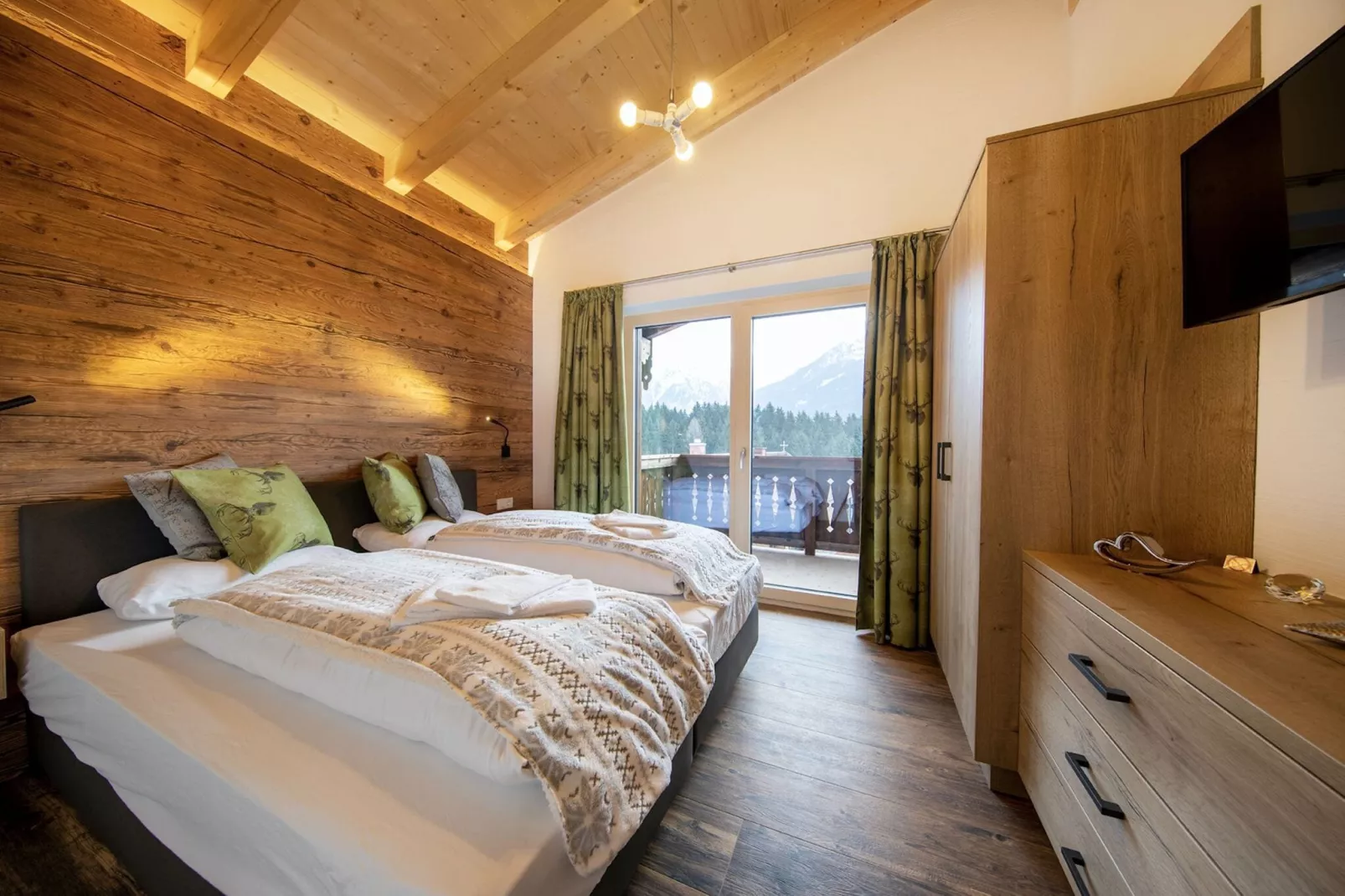 Nationalpark Chalet Jagdhausspitze-Slaapkamer