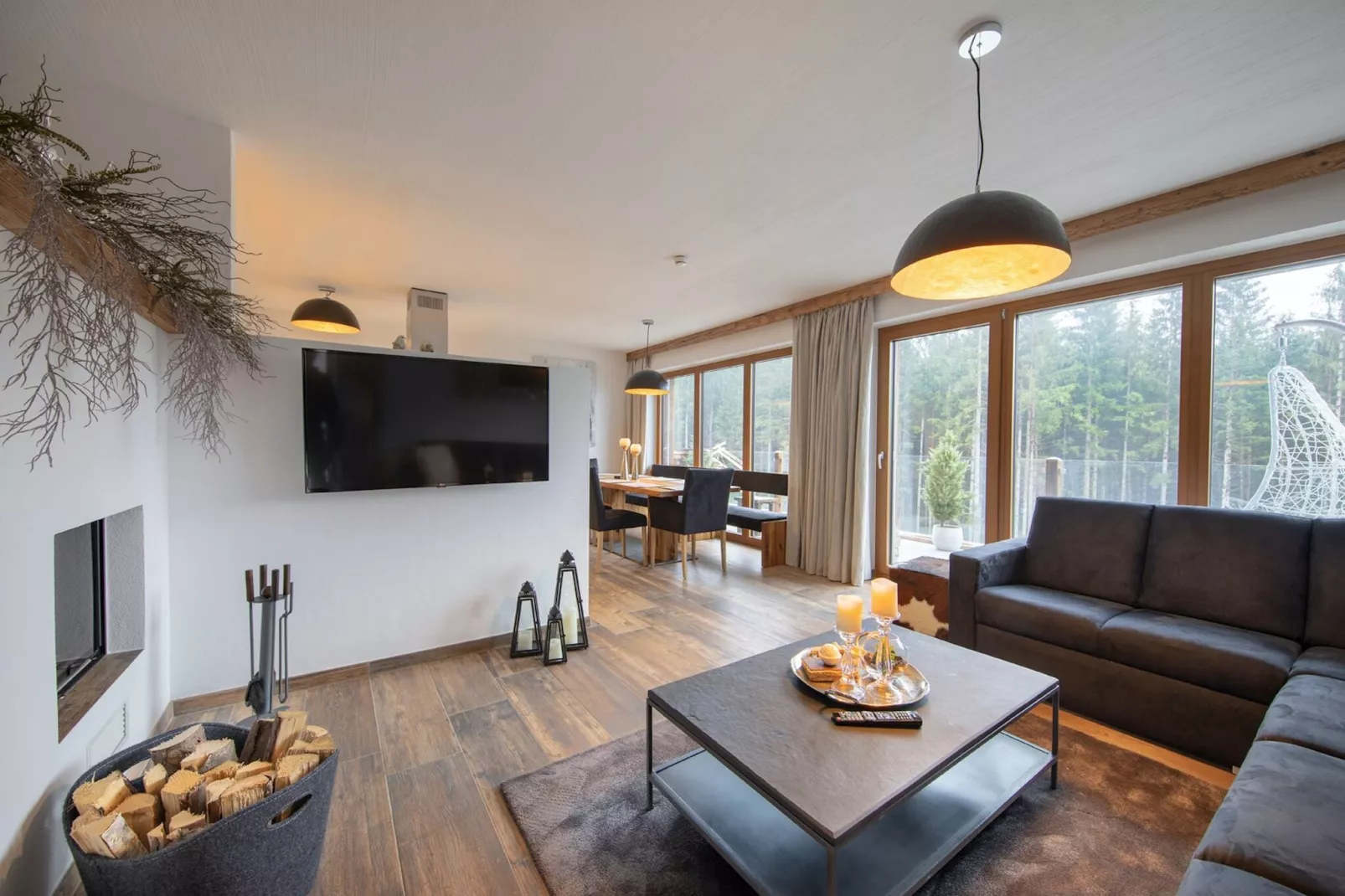 Nationalpark Chalet Goldbergspitze-Woonkamer