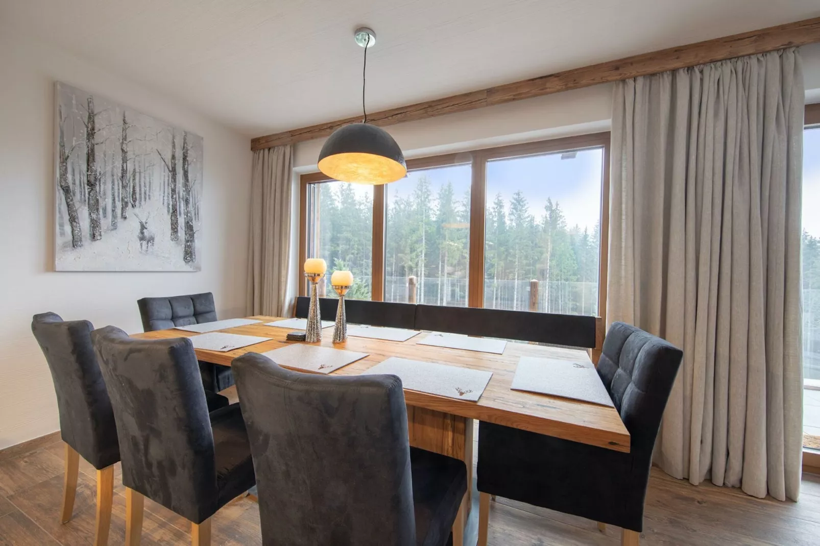 Nationalpark Chalet Goldbergspitze-Woonkamer