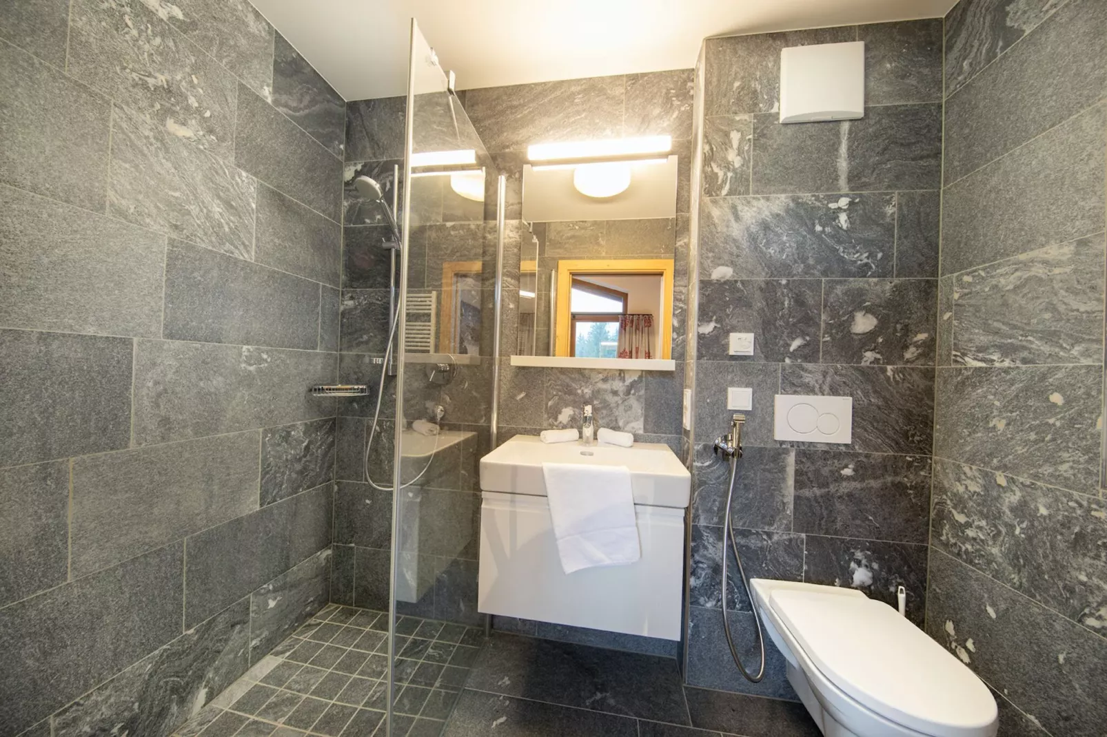 Nationalpark Chalet Goldbergspitze-Badkamer