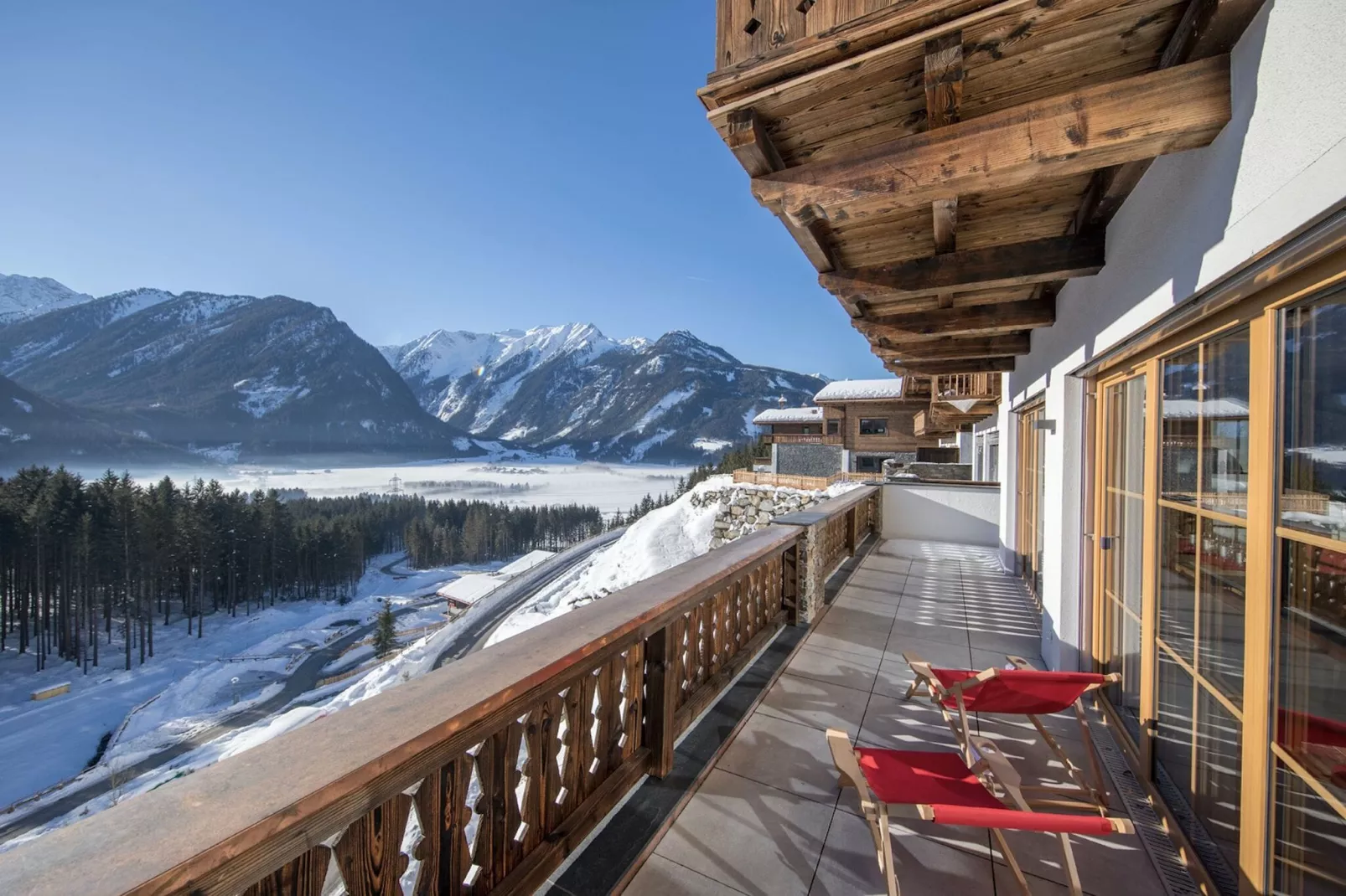 Nationalpark Chalet Seespitze-Terrasbalkon