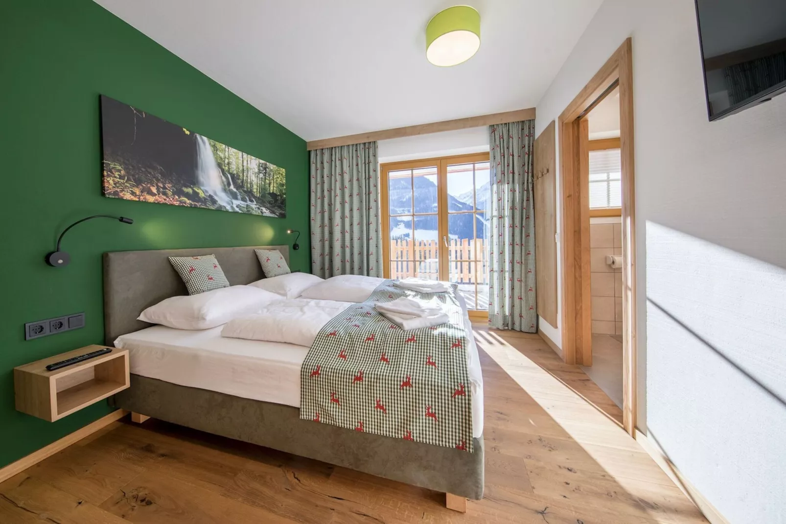 Nationalpark Chalet Seespitze-Slaapkamer