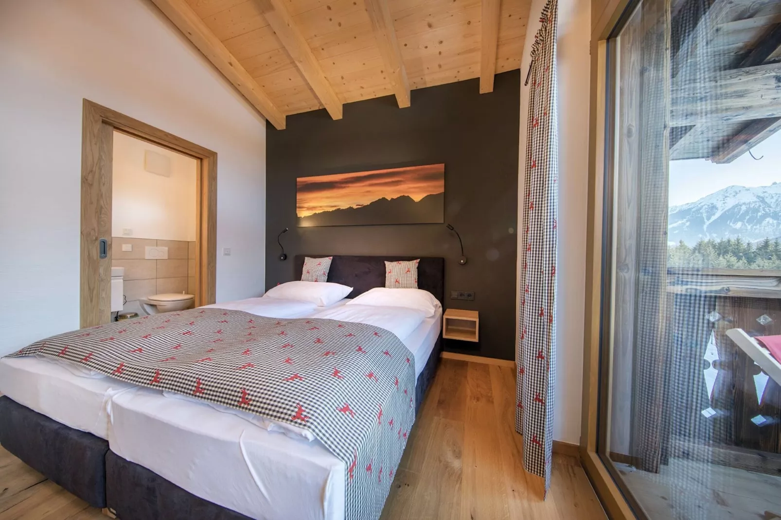 Nationalpark Chalet Seespitze-Slaapkamer
