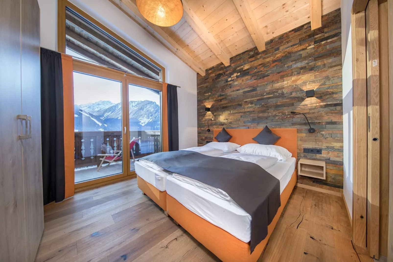 Nationalpark Chalet Seespitze-Slaapkamer