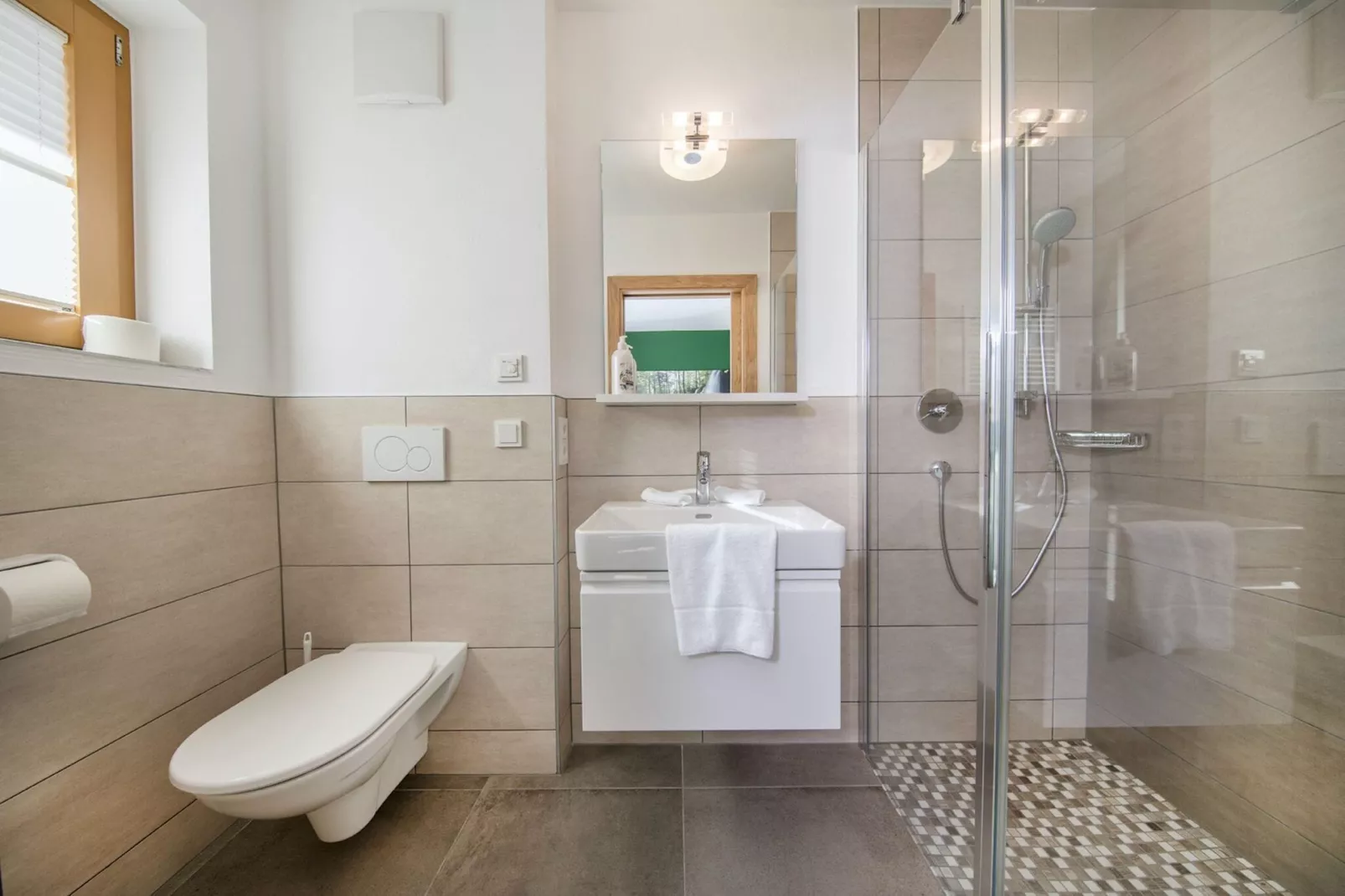 Nationalpark Chalet Seespitze-Badkamer
