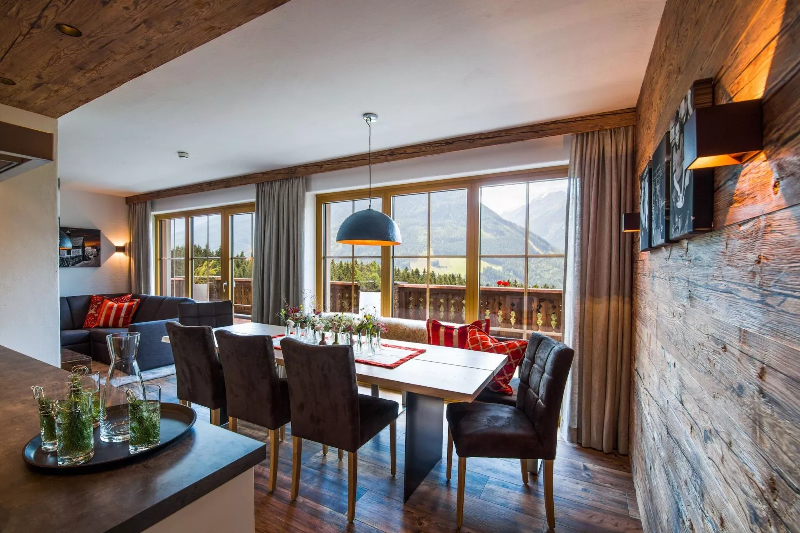 Nationalpark Chalet Rainerhorn-Woonkamer