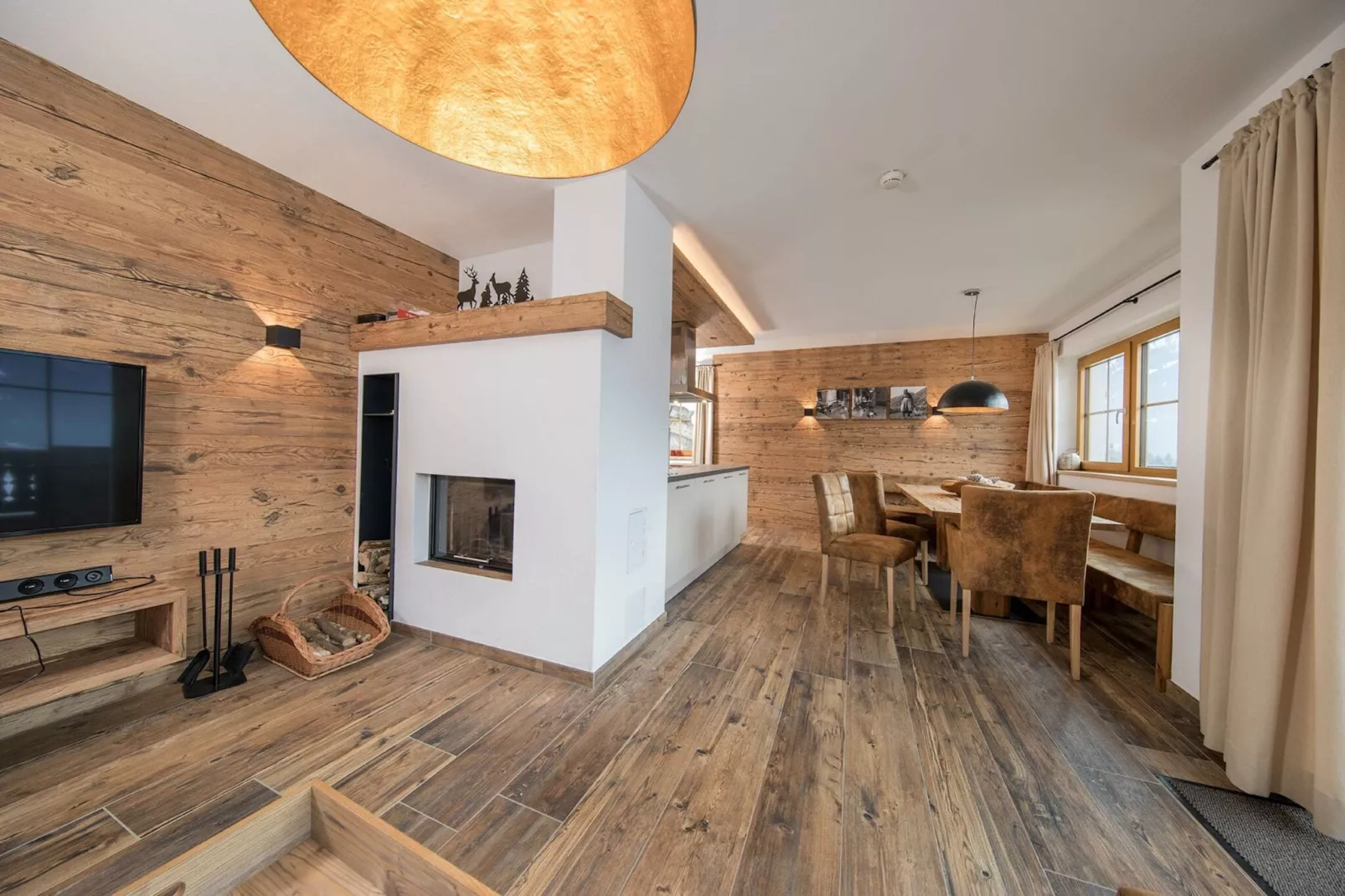 Nationalpark Chalet Rainerhorn-Woonkamer