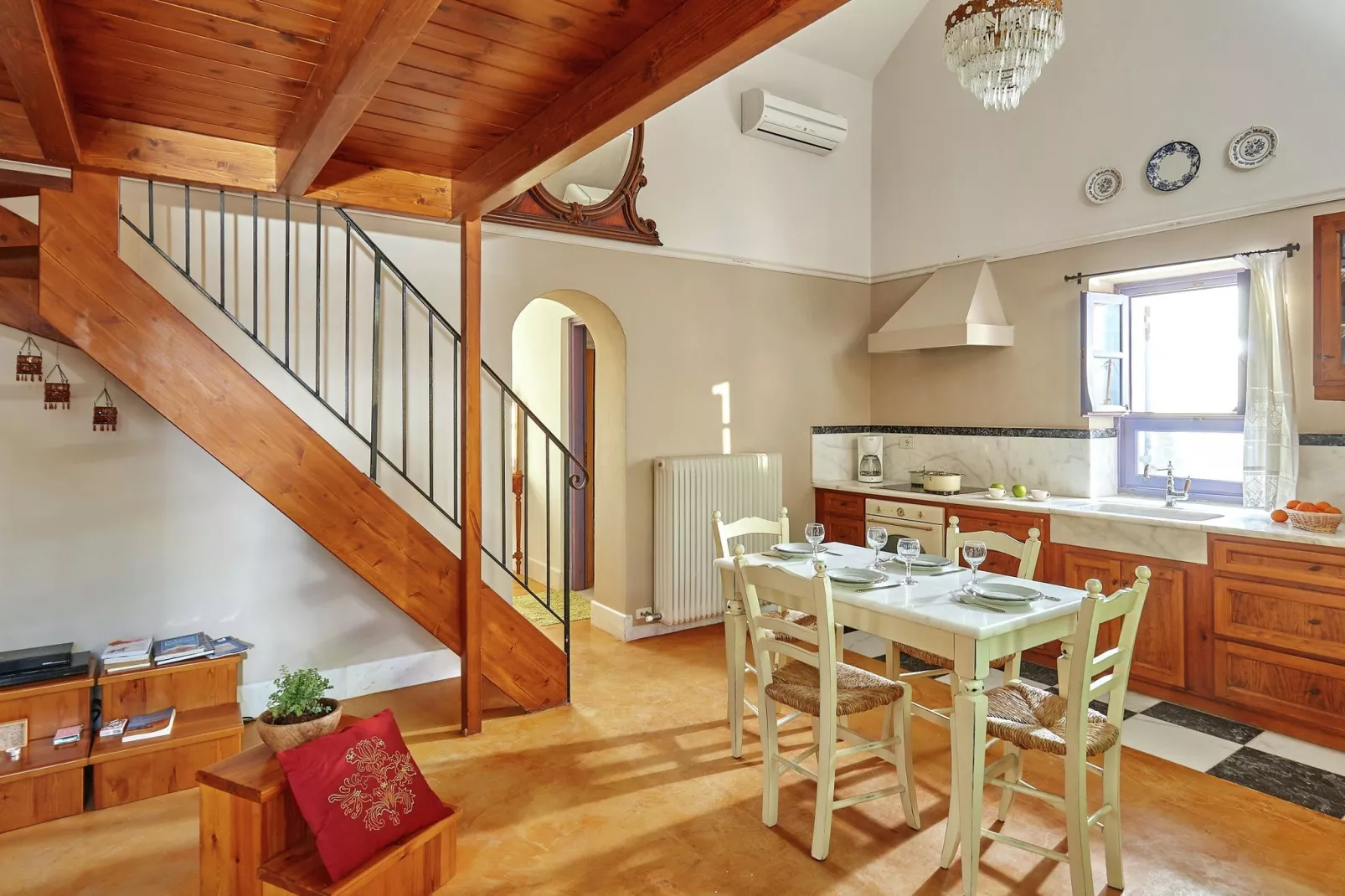 Orelia Cretan Villa I 4 persons-Woonkamer