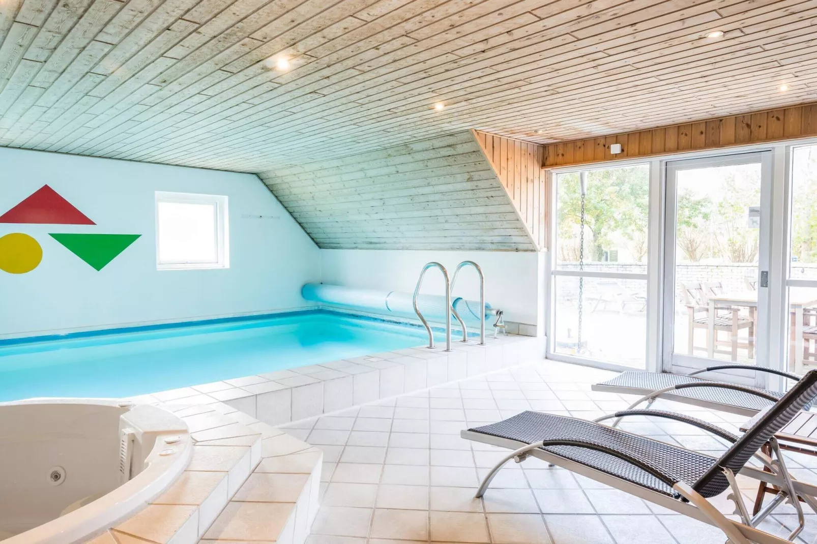 Luxe zwembad retraite in Blavand-By Traum-Zwembad