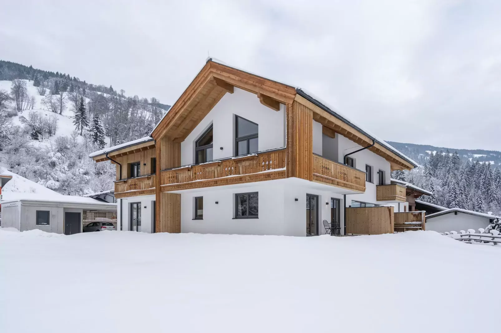 Saalach Appartement 4-Exterieur winter