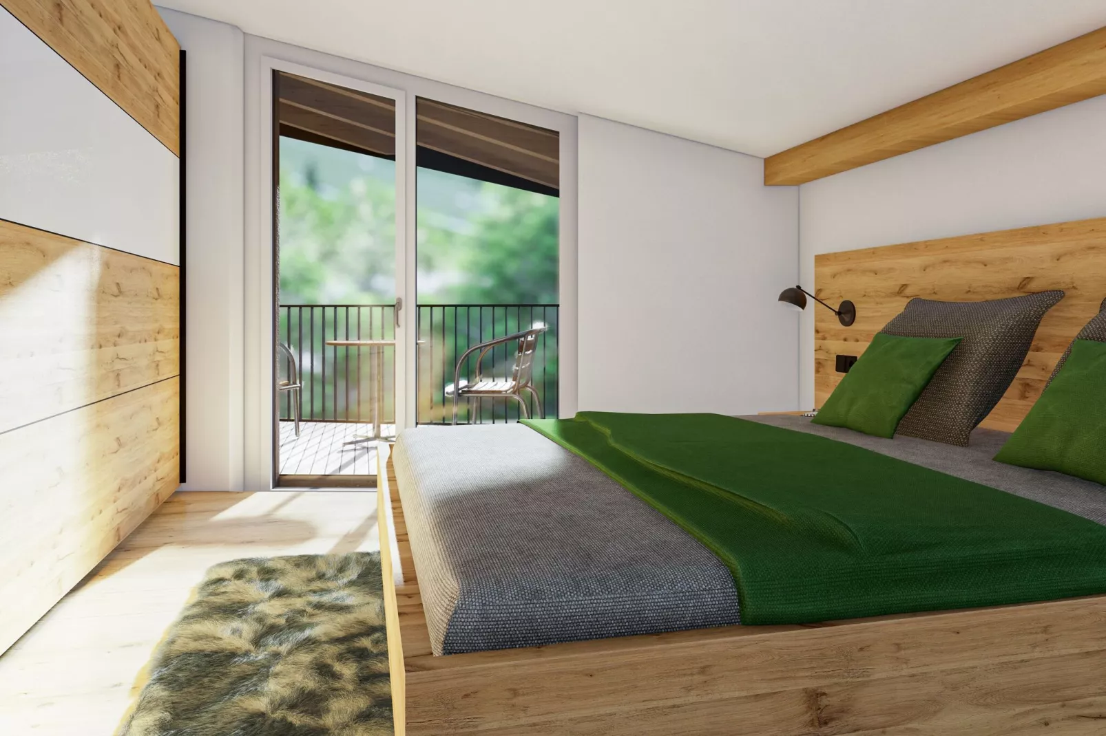 Bergzeit Penthouse-Slaapkamer