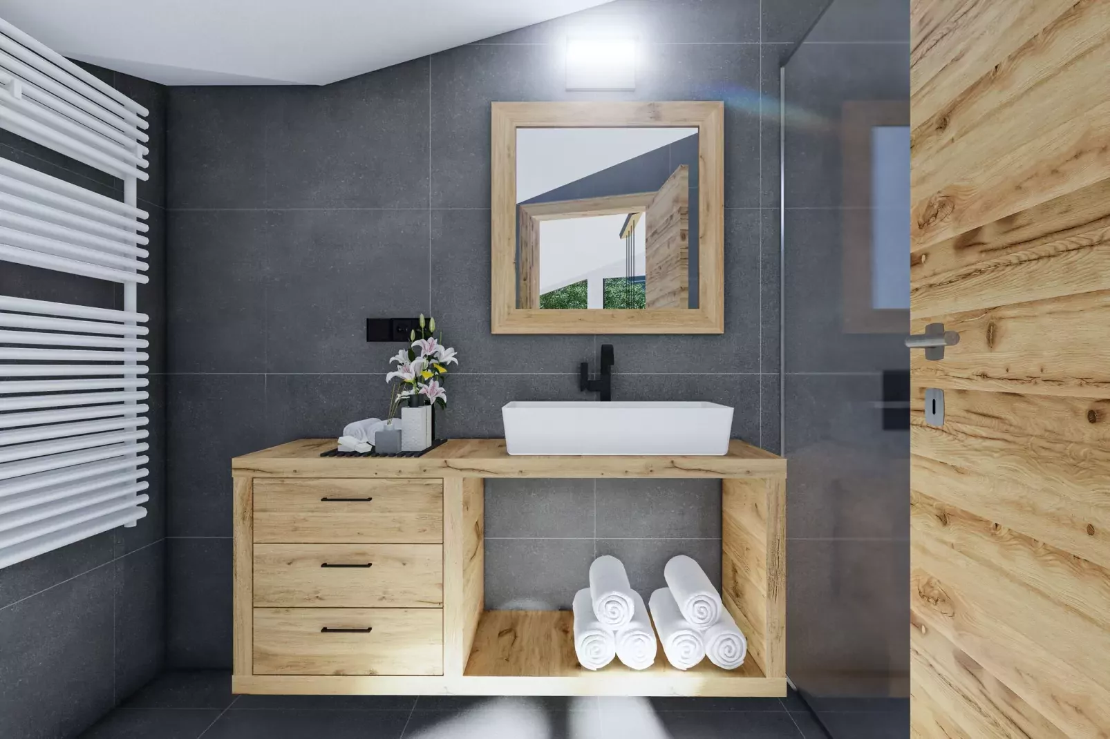 Bergzeit Penthouse-Badkamer