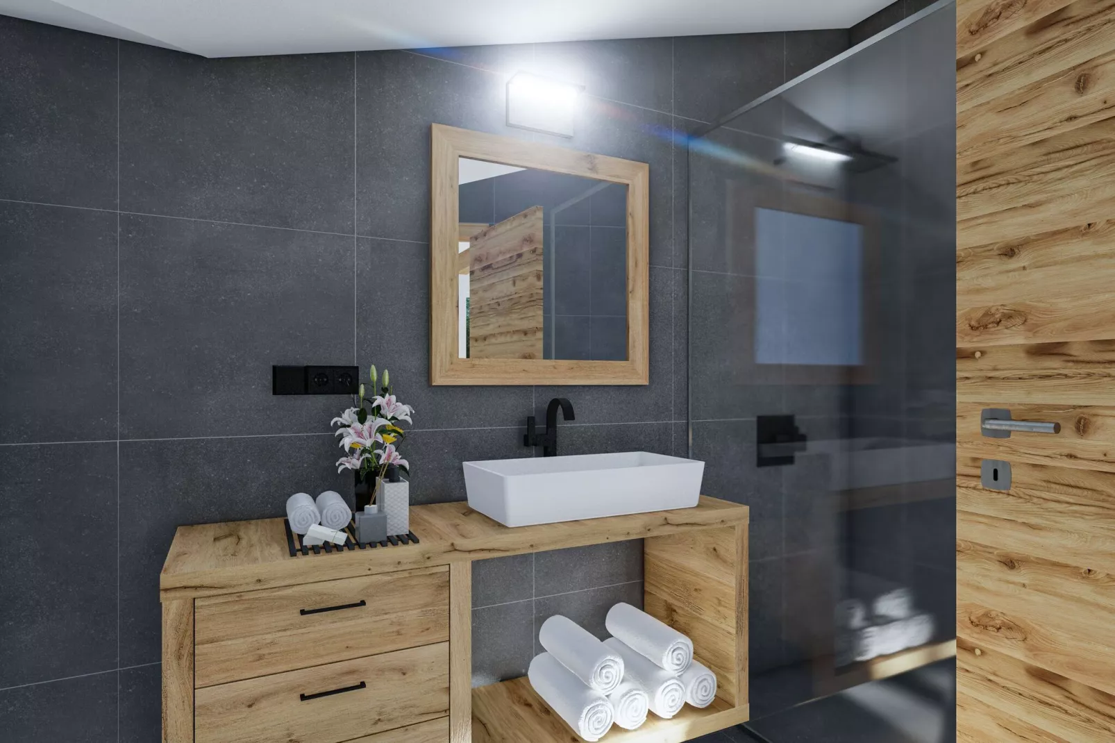 Bergzeit Penthouse-Badkamer