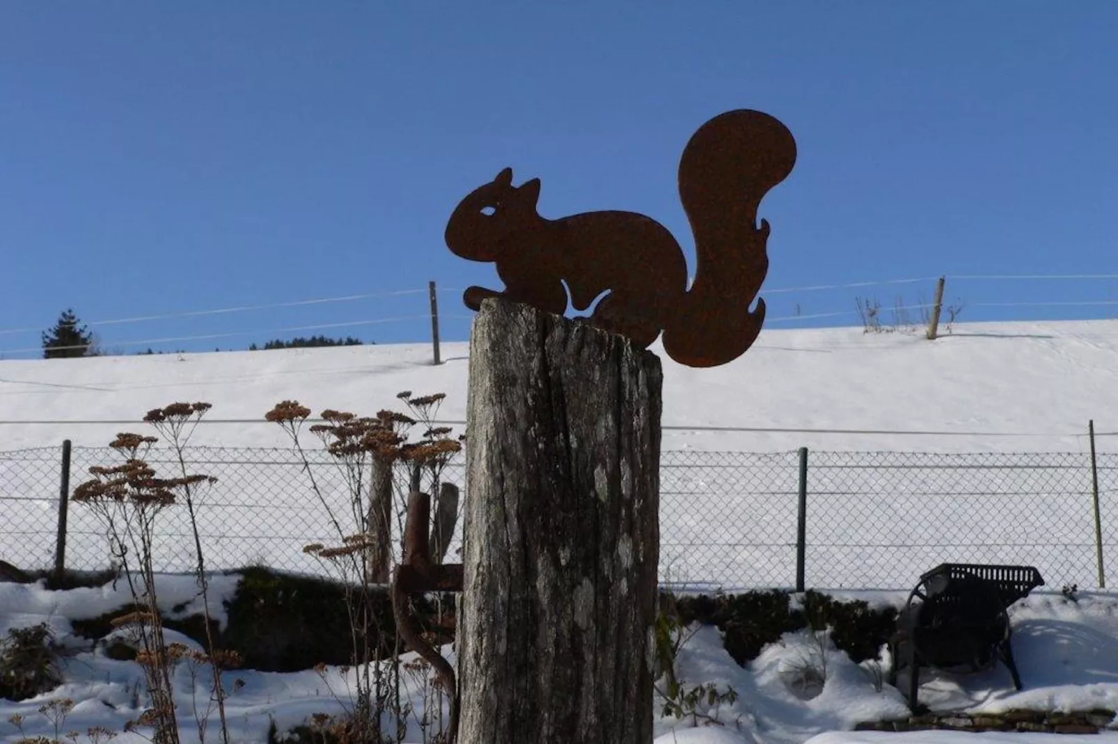 Sauerland-Uitzicht winter