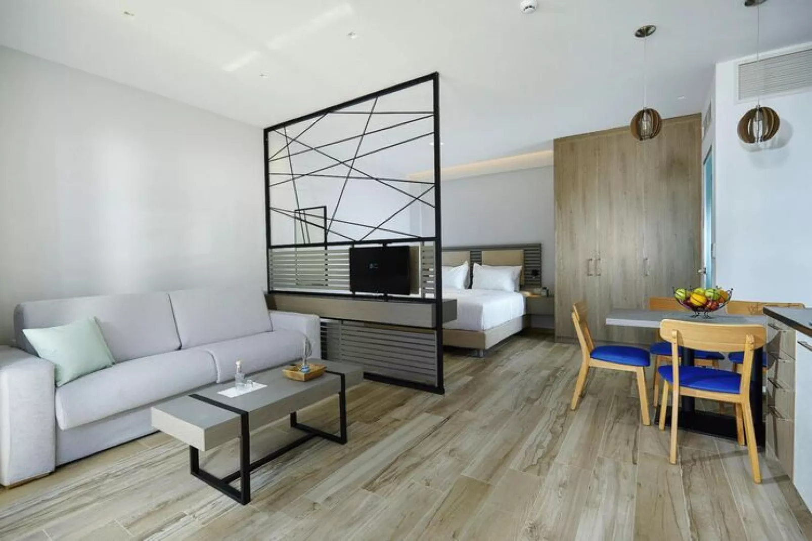 Appartementen Seascape Luxury Residences, Agia Pelagia-Woonkamer