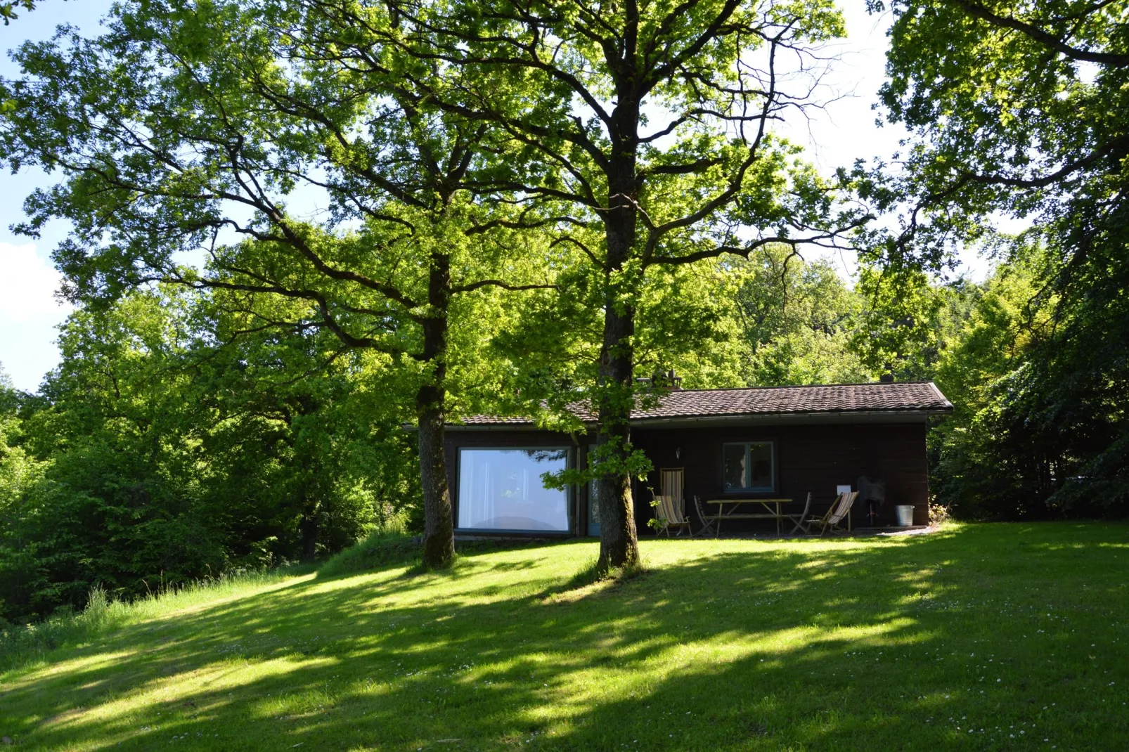 Cabane panoramique-Buitenkant zomer