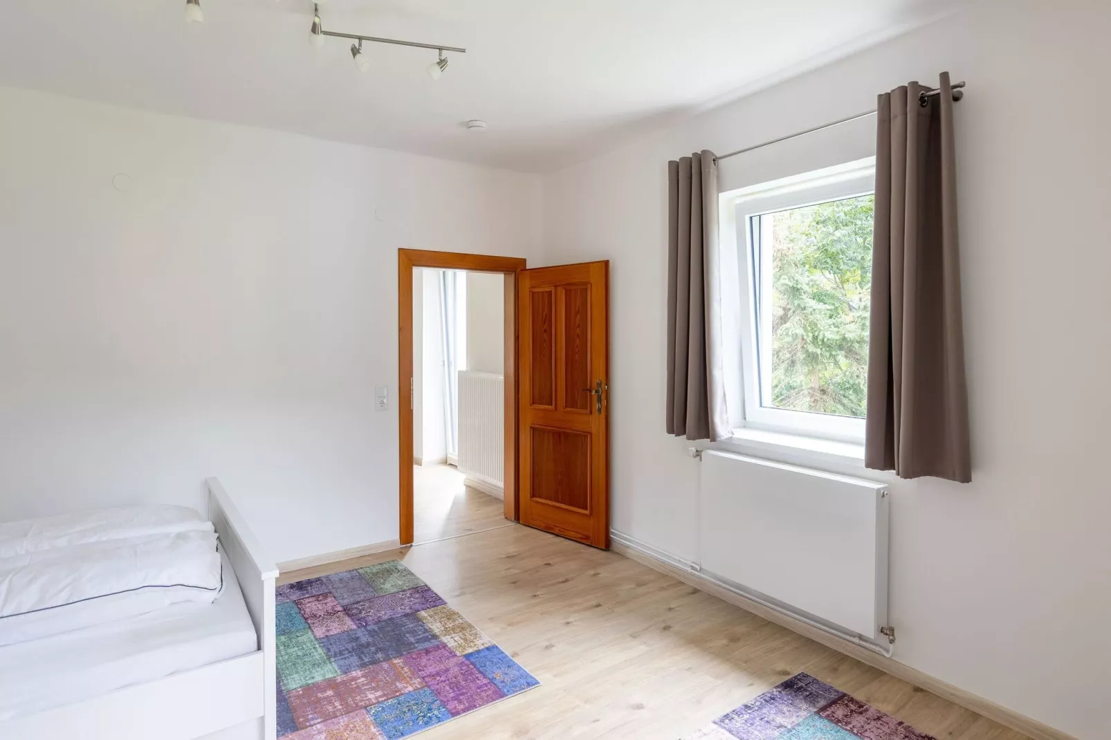 Apartment Süd & Badstraße-Slaapkamer