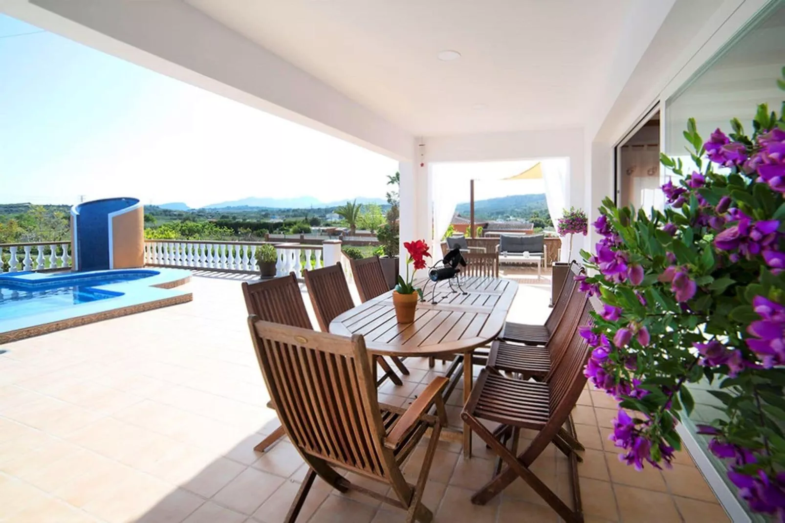 El Chalet de Lucía-Terrasbalkon