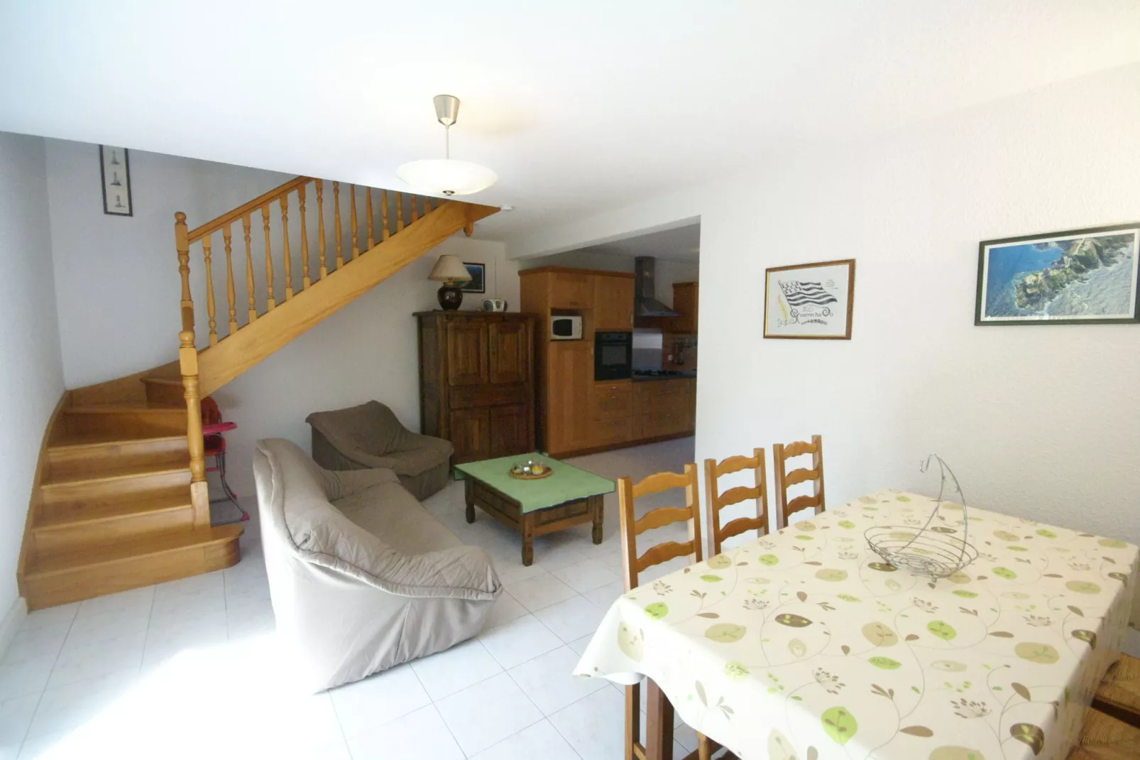 Maison de vacances A-Woonkamer