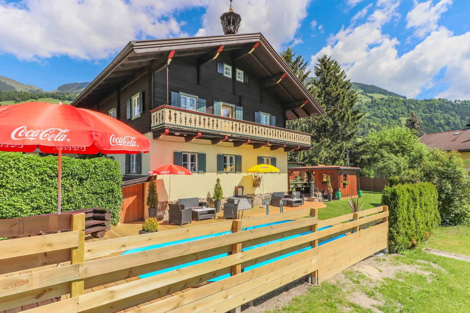 Chalet Mittersill XL-Buitenkant zomer