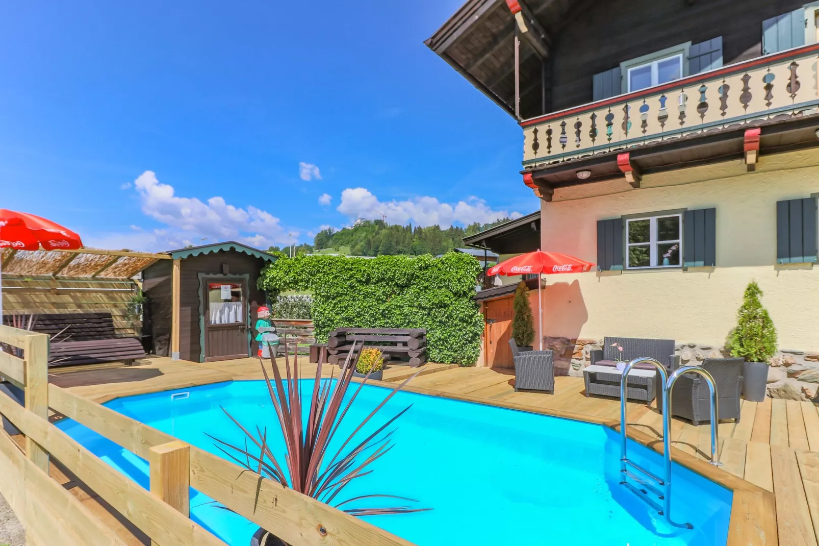 Chalet Mittersill XL-Buitenkant zomer