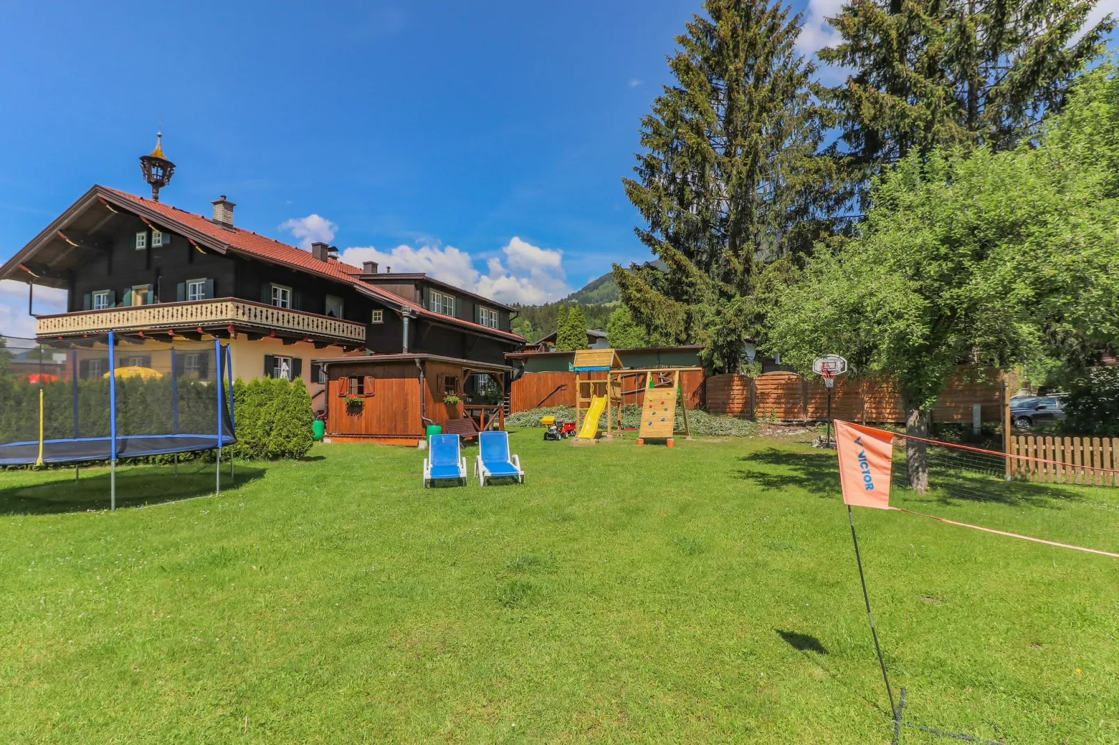 Chalet Mittersill XL-Buitenkant zomer