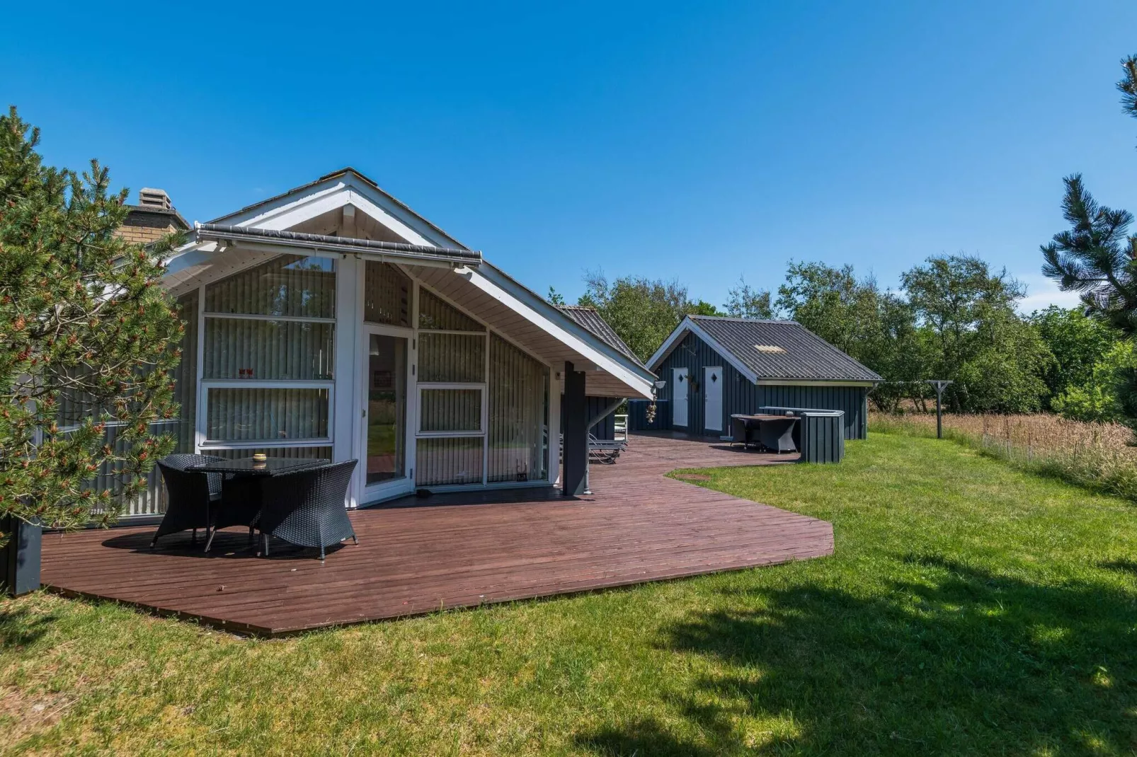 Afgelegen toevluchtsoord in Rindby-Buitenlucht