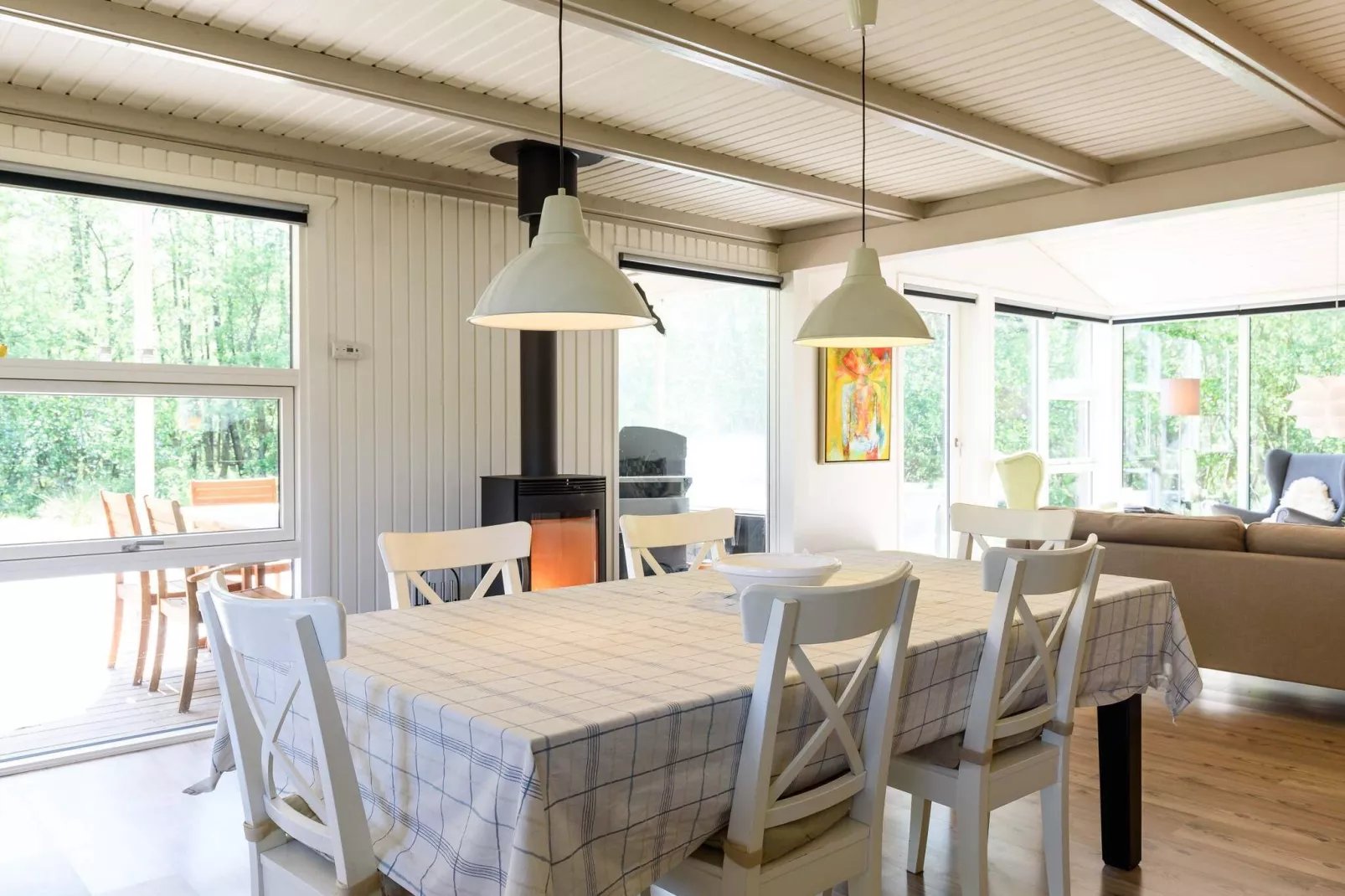 Sfeervol huisje in Rindby-By Traum-Binnen