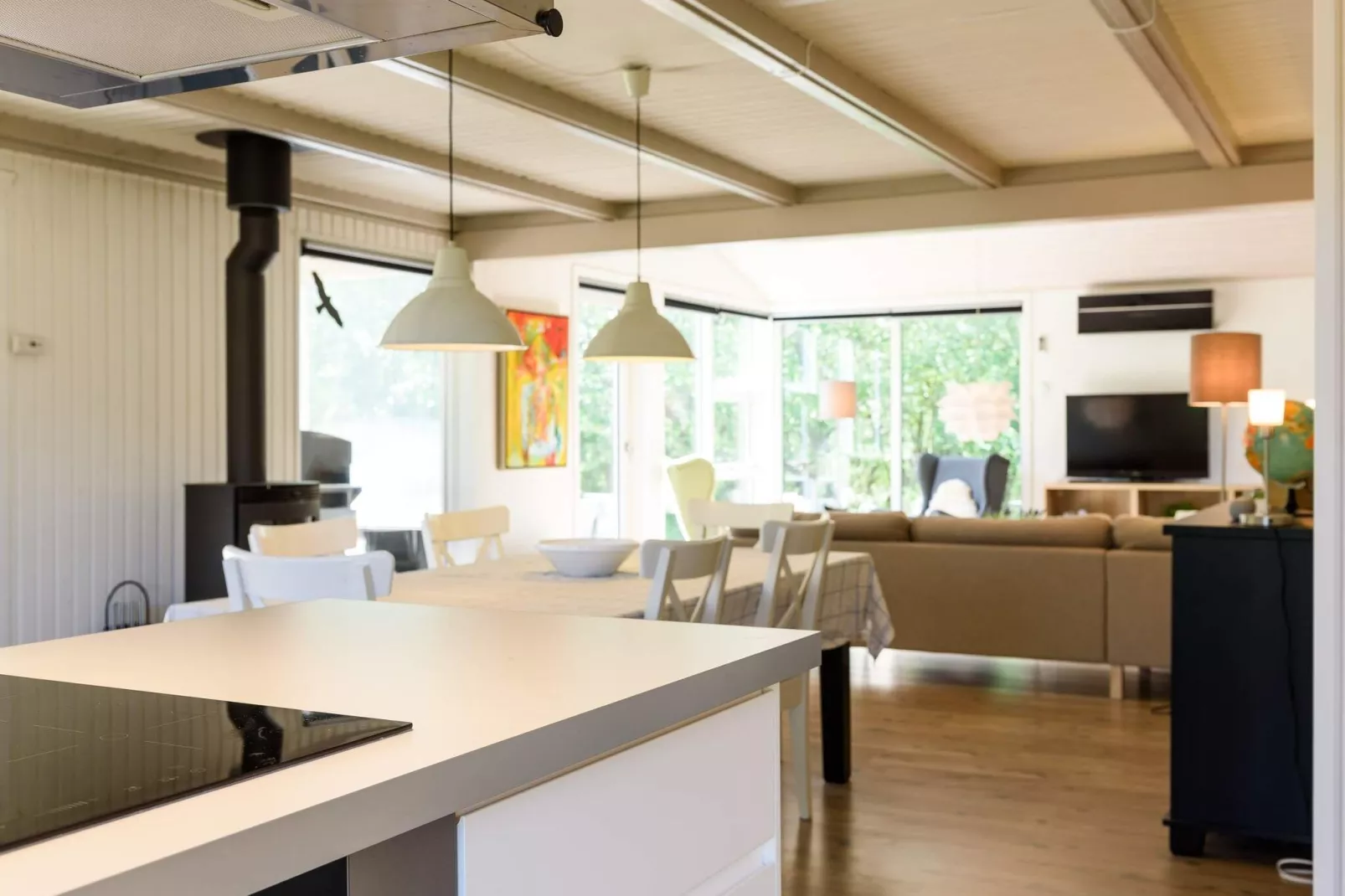 Sfeervol huisje in Rindby-By Traum-Binnen