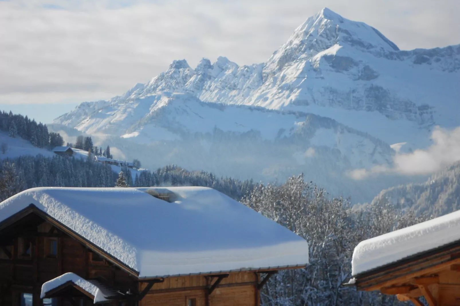 Notre Dame de Bellecombe-Gebied winter 1km