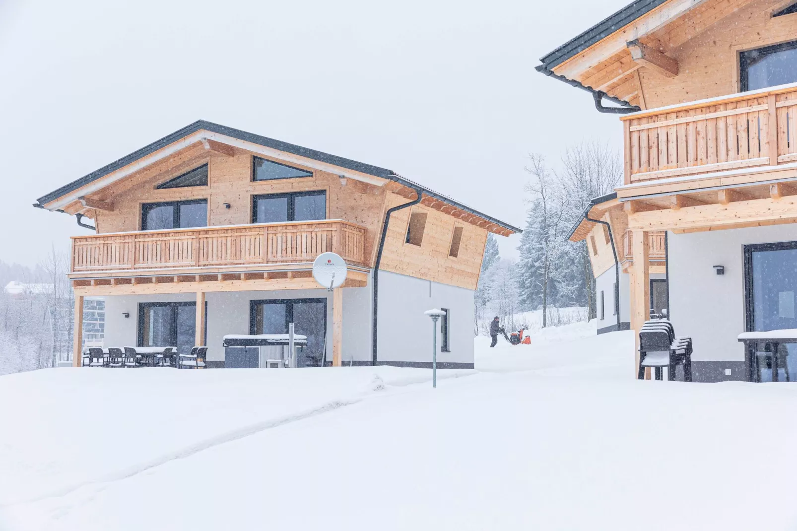 Chalet Modern-Exterieur winter
