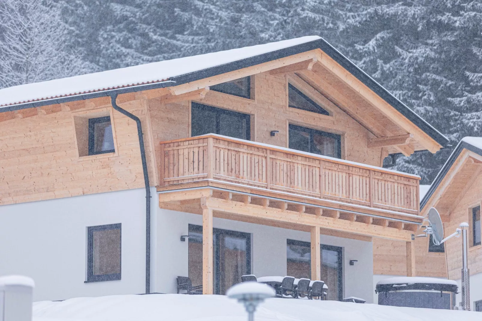 Chalet Modern-Exterieur winter