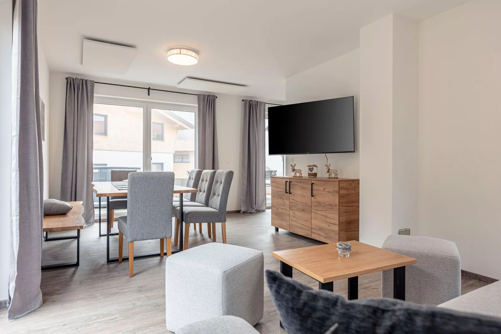 Chalet Modern-Woonkamer