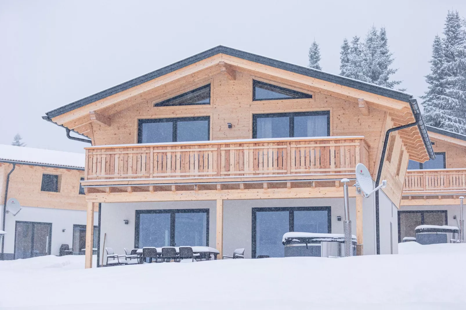 Chalet Modern-Exterieur winter