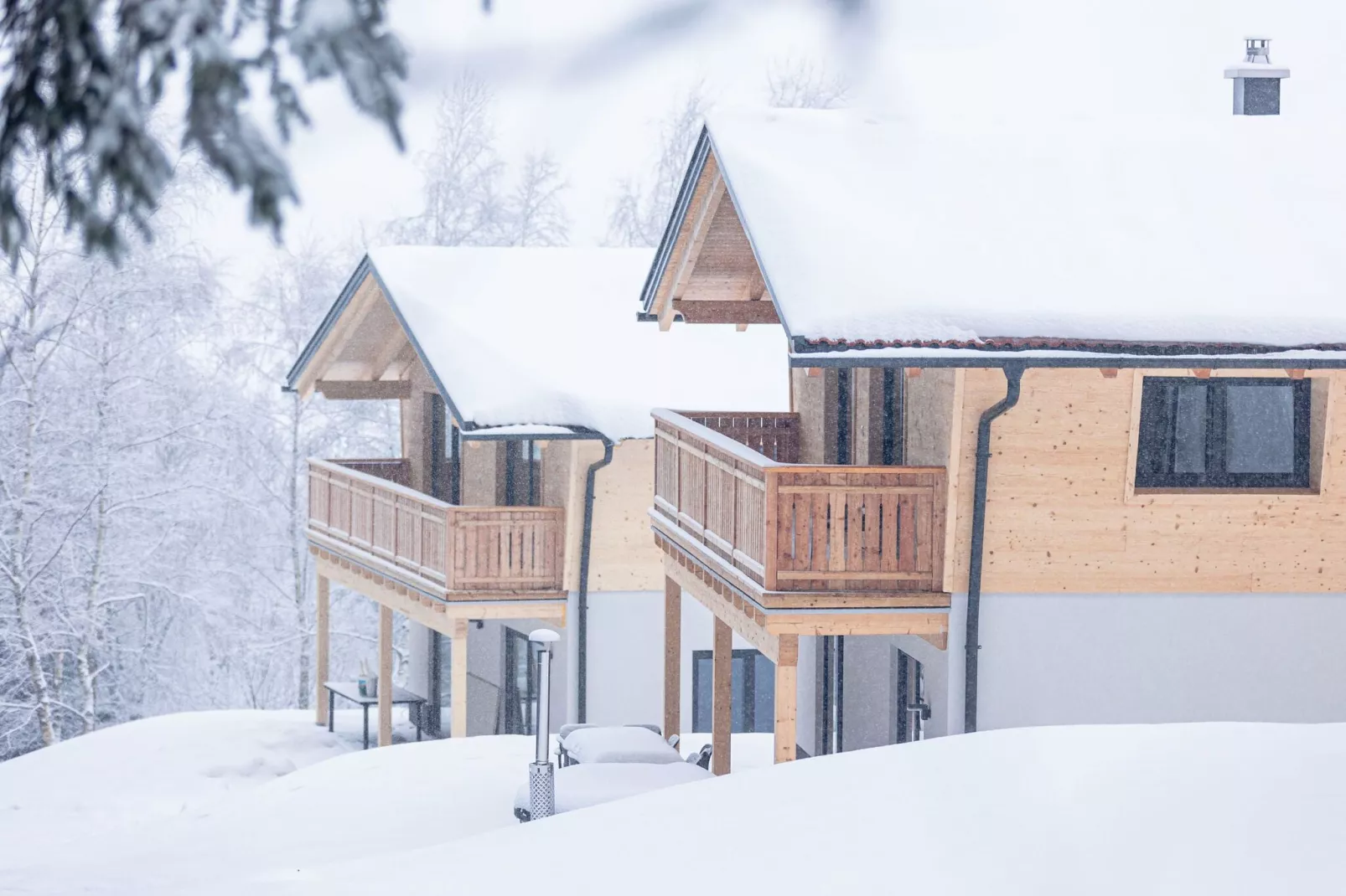 Chalet Modern-Exterieur winter