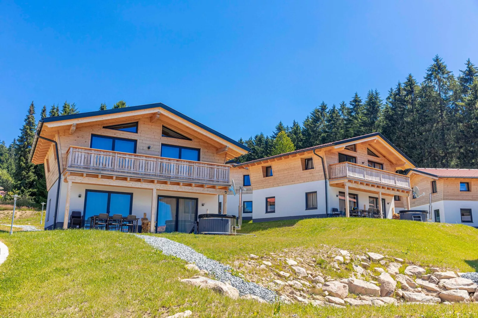 Chalet Klassik-Buitenkant zomer