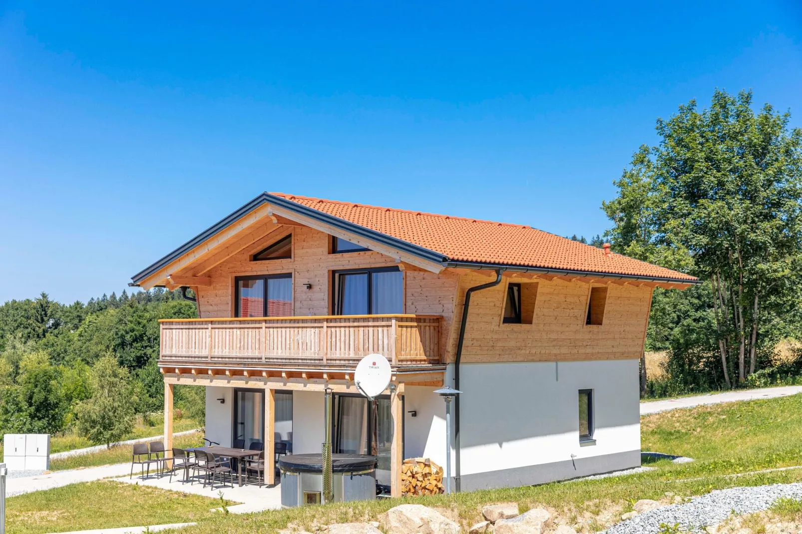 Chalet Klassik-Buitenkant zomer