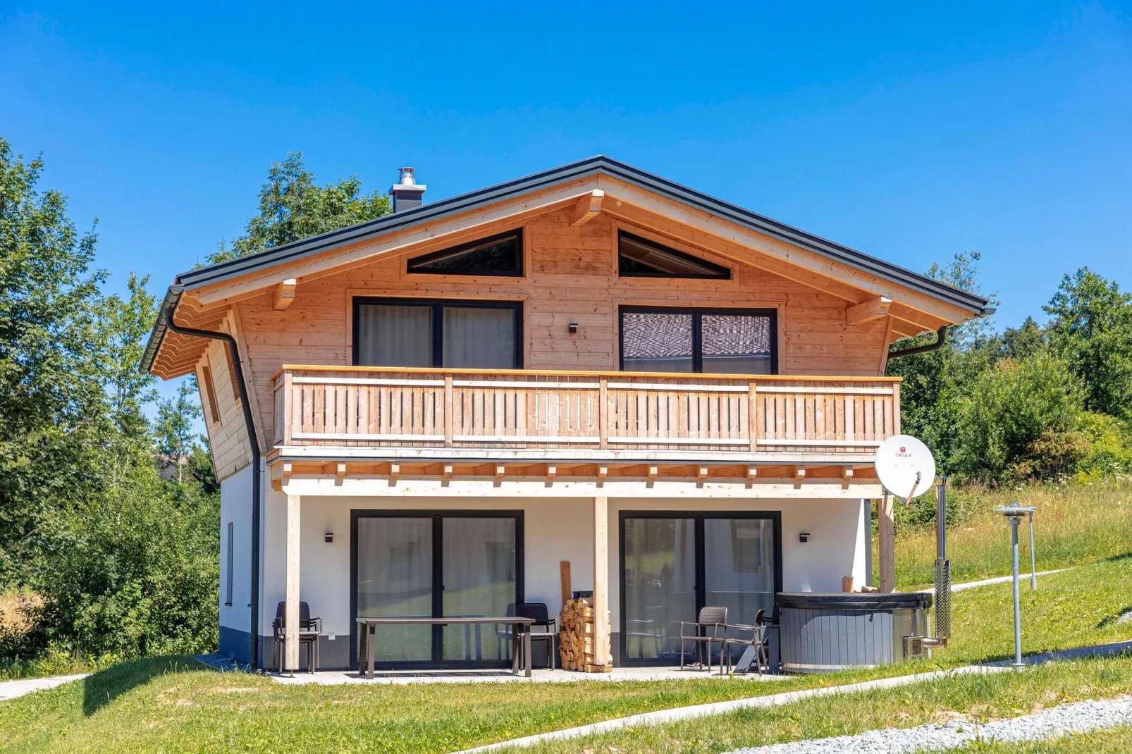 Chalet Klassik-Buitenkant zomer