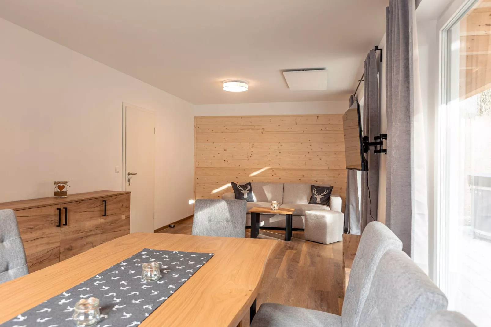 Chalet Klassik-Woonkamer