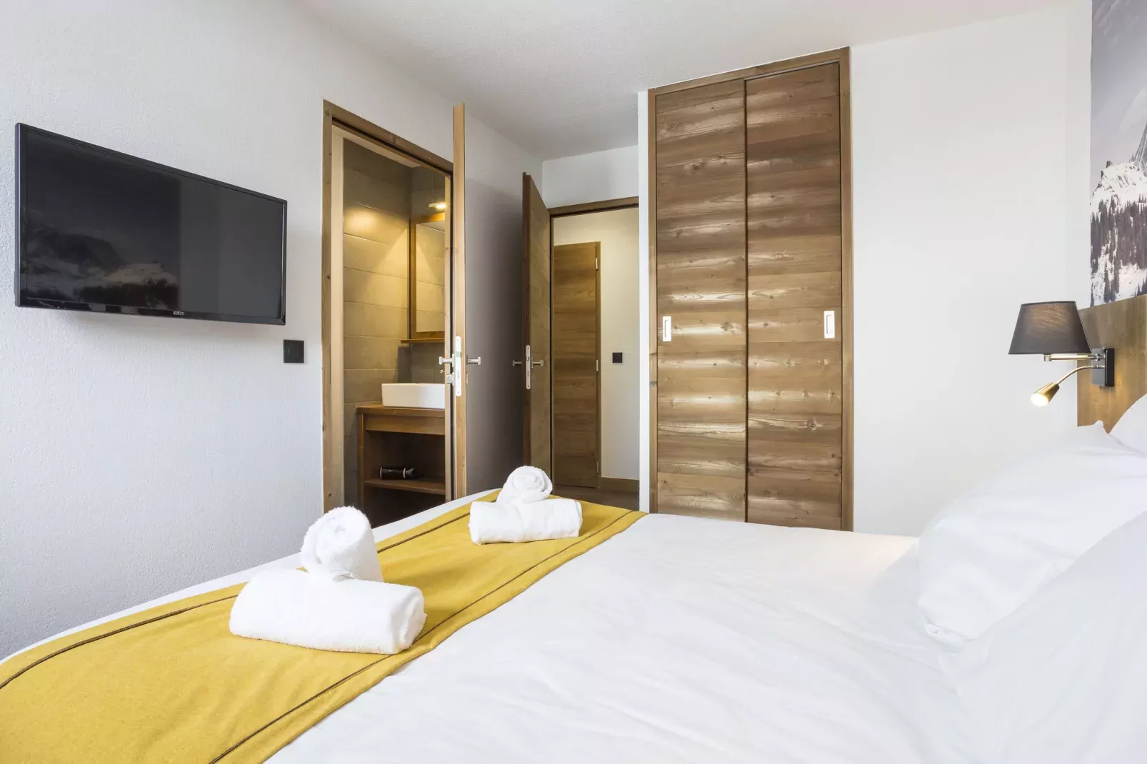 Résidence Les Chalets des Cimes 3-S6-Slaapkamer