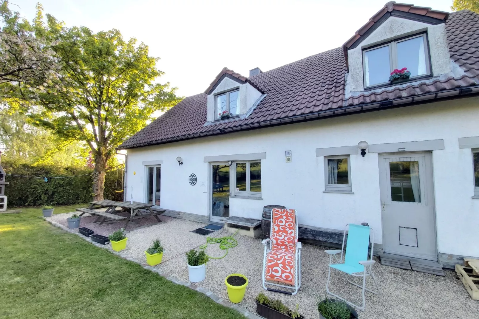 Ardennes Bleu 8 pers maximum-Terrasbalkon