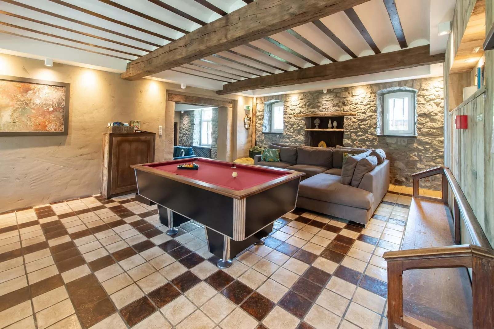 La ferme du noyer-Woonkamer