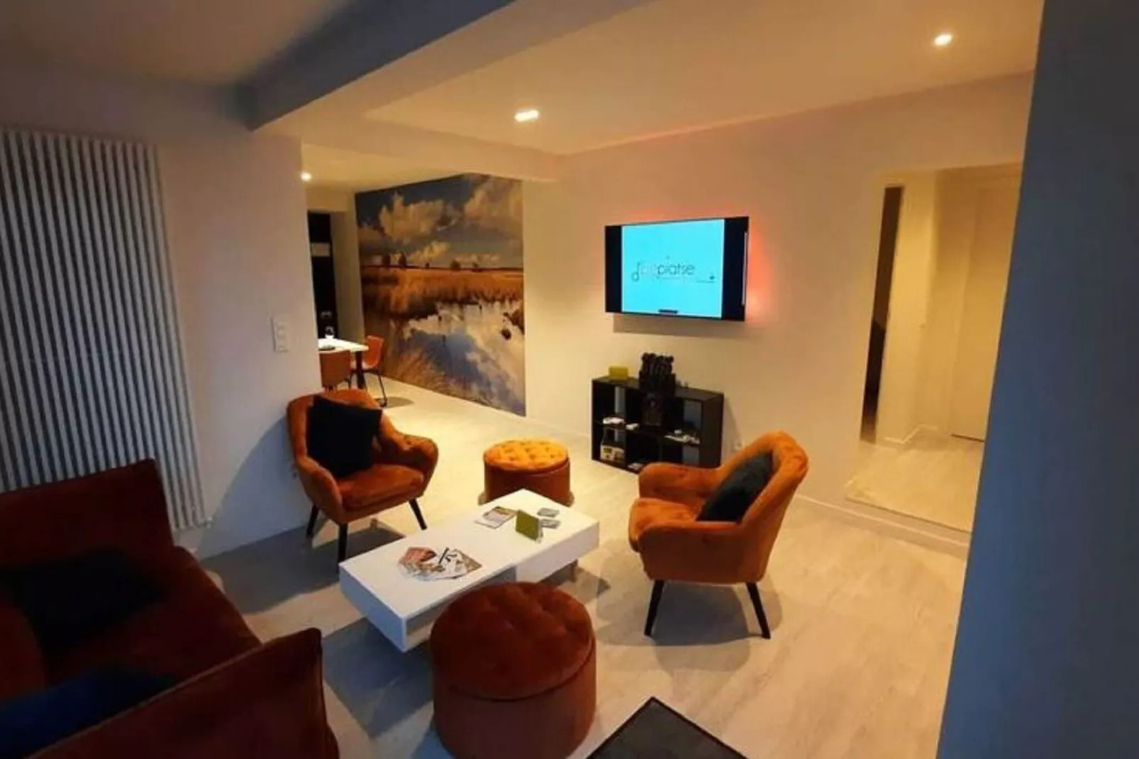 D’Ereplatse Bed and Breakfast-Woonkamer