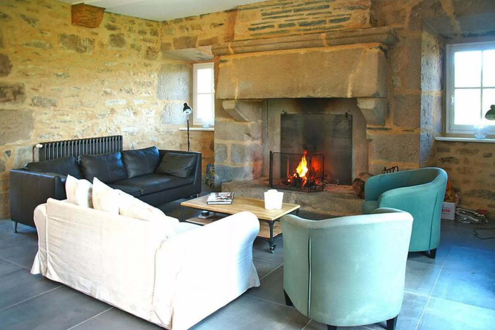 Holiday home Plougasnou-Woonkamer