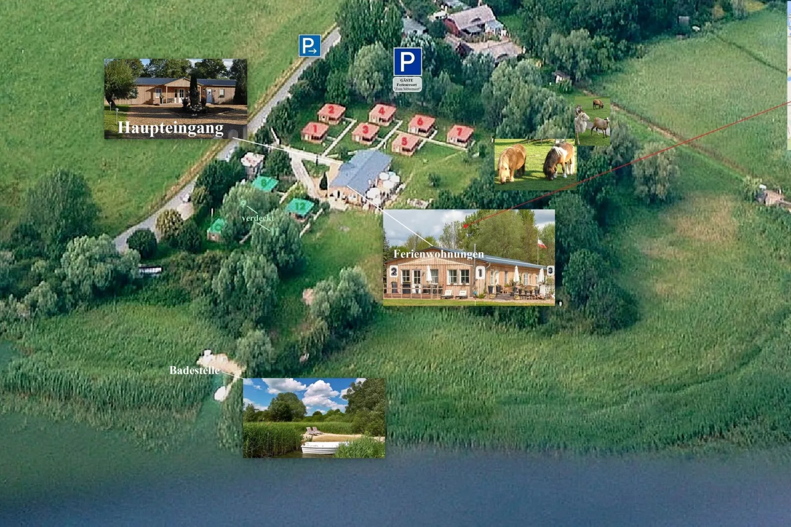 Haus 3 - 2 Personen - Plattegrond