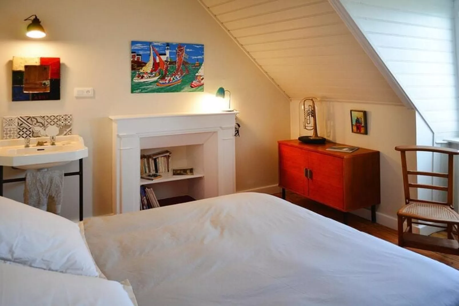 Holiday home Locquirec-Slaapkamer